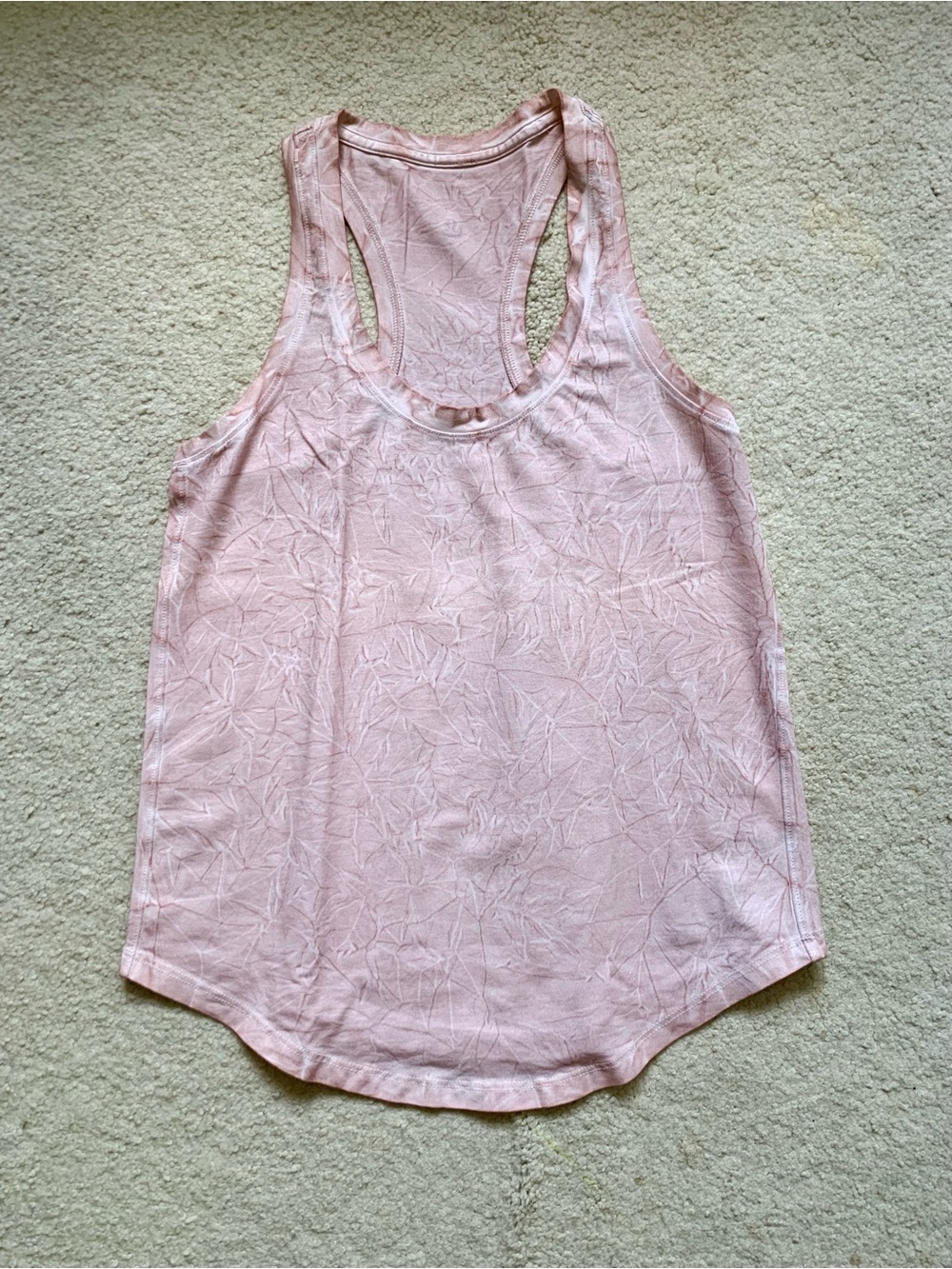Lululemon Pink Racerback Tank Top - Picture 1 of 4